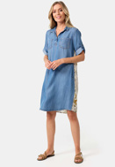Picture of CATNOIR DRESS MADE FROM TENCEL BACKPRINT - JEANS