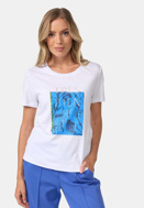 Immagine di T-SHIRT CATNOIR IN MODAL CON STAMPA - AZZURRO TRES BIEN