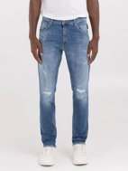 Picture of REPLAY JEANS MICKYM - M10 656 - BLUE DENIM