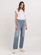 Picture of REPLAY PANTALONE - WA4 98A - LIGHT BLUE