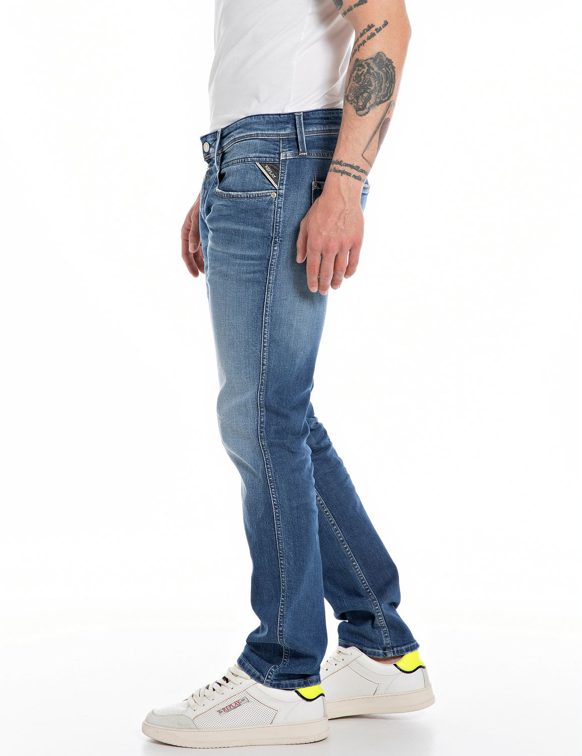 Replay Jeans slim e skinny ANBASS jean slim dark blue uomo blu online | Italia
