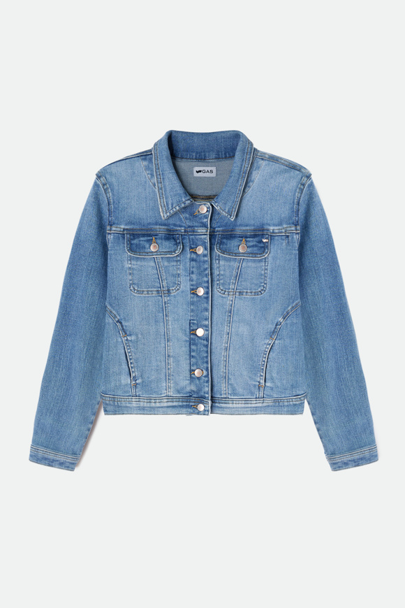 GAS CAMILIA JACKET BLUE DENIM