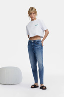 Picture of GAS MOM JEANS - 55MA - BLUE DENIM