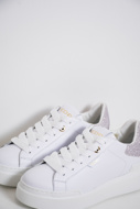 Picture of ED PARRISH SARAH SNEAKER - BIANCO/GLITTER BIANCO