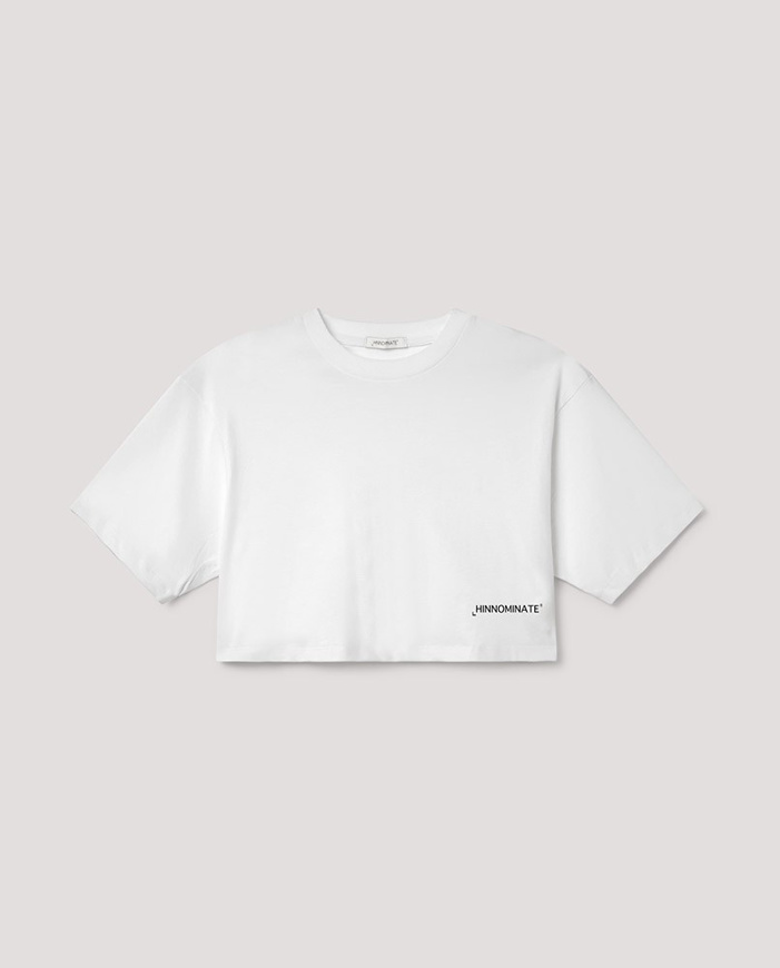 Picture of HINNOMINATE SHORT T-SHIRT - WHITE