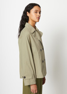 Immagine di MARCO POLO SHORT TRENCH - STEAMED SAGE