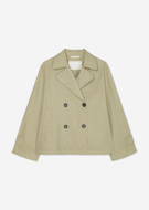 Picture of MARCO POLO SHORT TRENCH - STEAMED SAGE