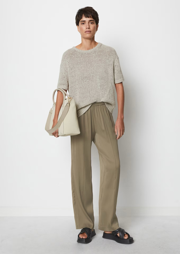 Immagine di MARCO POLO PANTS FLUENT JOGGER - MILKY BROWN