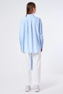 Picture of VICOLO SHIRT - TB1 008  - RIGHE/BLU