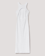 Picture of HINNOMINATE RIBBED DRESS - HMA 309 - WHITE