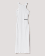 Picture of HINNOMINATE RIBBED DRESS - HMA 309 - WHITE