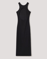 Picture of HINNOMINATE RIBBED DRESS - HMA 309 - BLACK