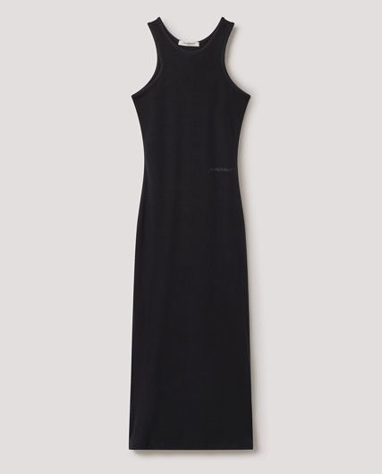 Picture of HINNOMINATE RIBBED DRESS - HMA 309 - BLACK