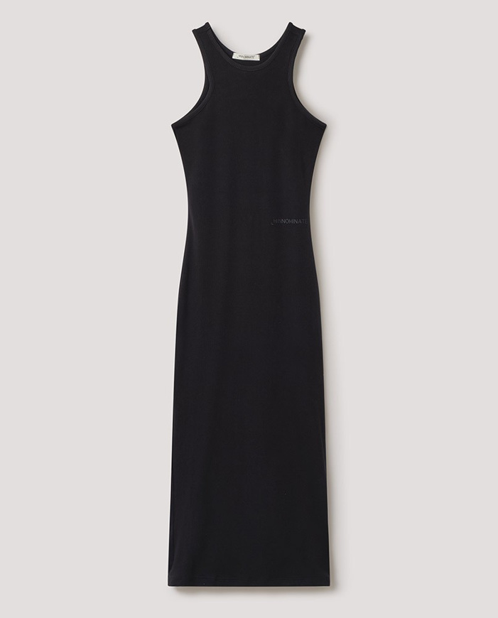 Bild von HINNOMINATE RIBBED DRESS - HMA 309 - BLACK