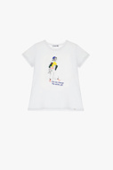 Picture of PLEASE T-SHIRT - T76 326 - WHITE