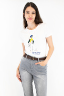 Picture of PLEASE T-SHIRT - T76 326 - WHITE