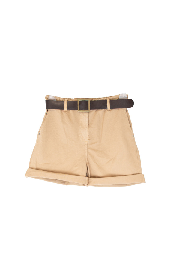 PLEASE BERMUDA SHORTS D0J N3N BEIGE
