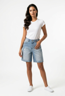 Bild von PLEASE short D0M W2R  - Blue denim