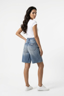 Bild von PLEASE short D0M W2R  - Blue denim