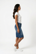 Immagine di PLEASE pantaloncini loose  D0N PIW - Blue denim