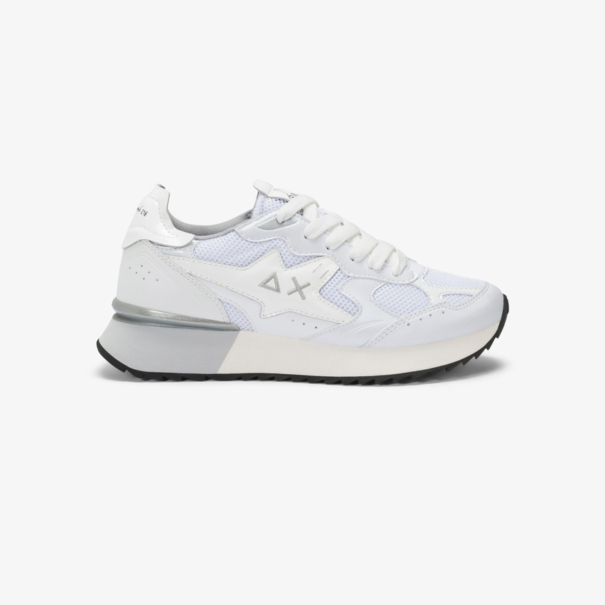 Bild von SUN68 SNEAKER STARGIRL SILVER – WEISS